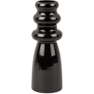 Vase Sparkle de Present Time - Décor élégant en verre noir - Publicité Vase Sparkle de Present Time - Décor élégant en verre noir - Publicité