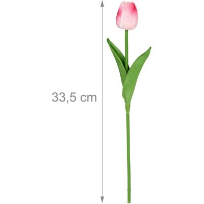 Relaxdays 24 Tulipes Artificielles - Fleurs Artificielles - Publicité Relaxdays 24 Tulipes Artificielles - Fleurs Artificielles - Publicité