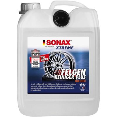 Sonax Xtreme Felgenreiniger Plus 5l - Nettoyeur de Jantes - Publicité Sonax Xtreme Felgenreiniger Plus 5l - Nettoyeur de Jantes - Publicité