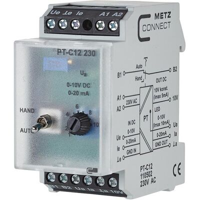 Metz Connect PT-C12 230V Convertisseur de signal - Séparation et conversion - Publicité Metz Connect PT-C12 230V Convertisseur de signal - Séparation et conversion - Publicité