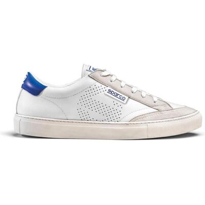 Sparco S-Time Bleu Blanc Chaussures décontractées homme - Casual Trainers - Publicité Sparco S-Time Bleu Blanc Chaussures décontractées homme - Casual Trainers - Publicité