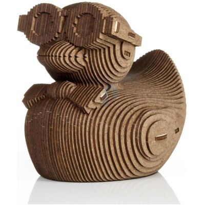 Eco Wood Art, Tirelire, Wooden Coin-Bank puzzle - Canard - Publicité Eco Wood Art, Tirelire, Wooden Coin-Bank puzzle - Canard - Publicité