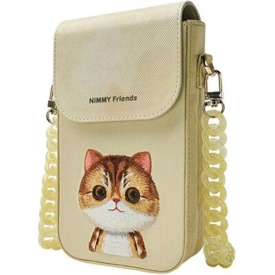 Modèle Nimmy Khaki 3-en-1 Étui de Téléphone - Portefeuille et Pochette de Suivi - Publicité Modèle Nimmy Khaki 3-en-1 Étui de Téléphone - Portefeuille et Pochette de Suivi - Publicité