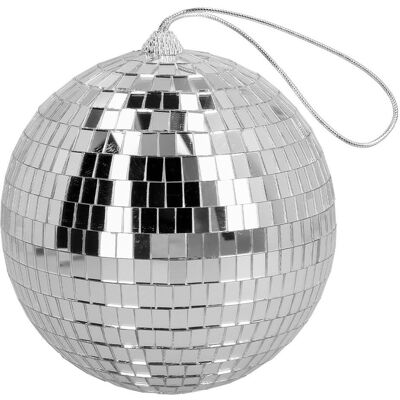 Boland Boule disco - argent - 15cm - décoration de fête - Publicité Boland Boule disco - argent - 15cm - décoration de fête - Publicité