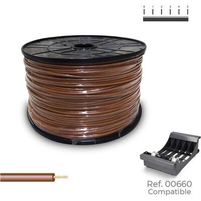 Câble Flexible Sans Halogènes Marron Sediles - 2,5mm², 400m - Câble Électrique - Publicité Câble Flexible Sans Halogènes Marron Sediles - 2,5mm², 400m - Câble Électrique - Publicité