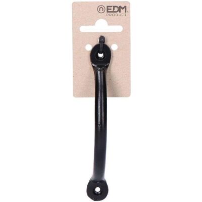 Poignée de porte EDM 85608 Acier noir - 125 mm - Publicité Poignée de porte EDM 85608 Acier noir - 125 mm - Publicité
