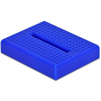 Delock Breadboard 170 contacts, bleu, Carte de développement + kit - Publicité Delock Breadboard 170 contacts, bleu, Carte de développement + kit - Publicité