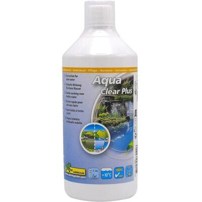 Ubbink - Traitement d'eau de étang - Aqua Clear Plus 1000ml - Entretien de l'eau - Publicité Ubbink - Traitement d'eau de étang - Aqua Clear Plus 1000ml - Entretien de l'eau - Publicité