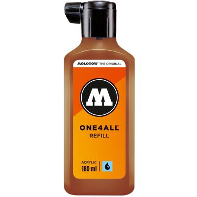 Molotow - ONE4ALL - Noisette - 180 ml - Refill Ink - Publicité Molotow - ONE4ALL - Noisette - 180 ml - Refill Ink - Publicité