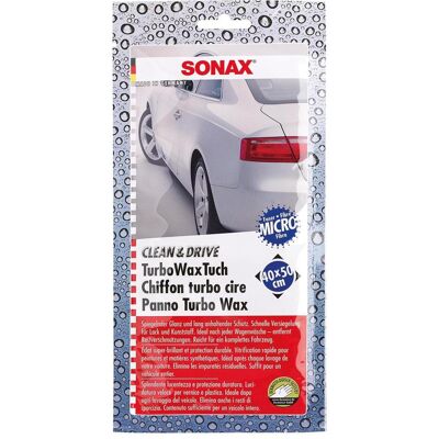 Sonax Modèle 04140000 Chiffon Turbo-Wax - Lingettes de nettoyage - Publicité Sonax Modèle 04140000 Chiffon Turbo-Wax - Lingettes de nettoyage - Publicité