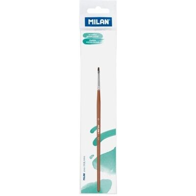 Milan, Pinceau, Pinceau n° 0 série 121 (3.10 mm) - Publicité Milan, Pinceau, Pinceau n° 0 série 121 (3.10 mm) - Publicité