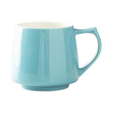 Mug en céramique turquoise Origami - 320ml - Tasse de café - Publicité Mug en céramique turquoise Origami - 320ml - Tasse de café - Publicité