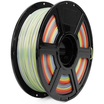 Filament d'Impression 3D Soie PLA Arc-en-ciel - Type de Produit - Publicité Filament d'Impression 3D Soie PLA Arc-en-ciel - Type de Produit - Publicité