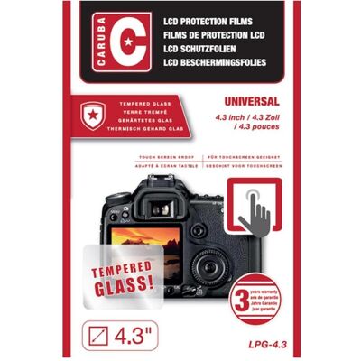 Caruba Protecteur d'Écran 4,3'' - Verre Optique - Publicité Caruba Protecteur d'Écran 4,3'' - Verre Optique - Publicité