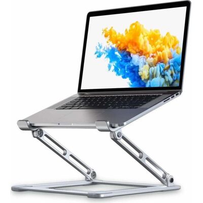 Tech-Protect ProDesk, Support pour notebook, Argent - Publicité Tech-Protect ProDesk, Support pour notebook, Argent - Publicité