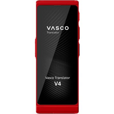 Vasco Electronics Translator V4 Traducteur de langue, Dictaphone, Rouge - Publicité Vasco Electronics Translator V4 Traducteur de langue, Dictaphone, Rouge - Publicité
