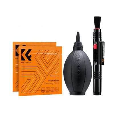 Kit de Nettoyage pour Caméra K&F Concept - 3-en-1, Pinceau, Souffleur, Chiffon Microfibre - Publicité Kit de Nettoyage pour Caméra K&F Concept - 3-en-1, Pinceau, Souffleur, Chiffon Microfibre - Publicité