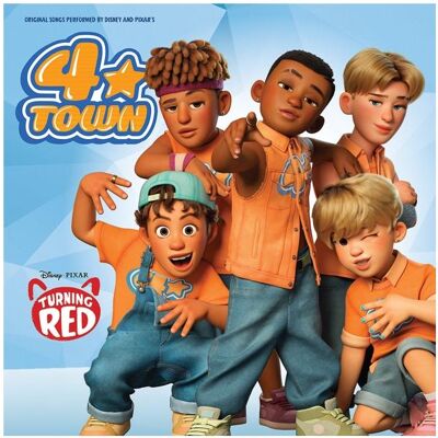 Disney 4*Town (3 chansons de Turning Red) Picture Disc, Disque vinyle - Publicité Disney 4*Town (3 chansons de Turning Red) Picture Disc, Disque vinyle - Publicité