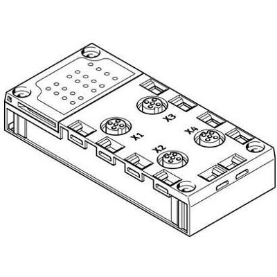 Festo, Technique de raccordement des tubes, CPX-AB-4-M12X2-5POL-R 541254 Bloc de raccordement - Publicité Festo, Technique de raccordement des tubes, CPX-AB-4-M12X2-5POL-R 541254 Bloc de raccordement - Publicité