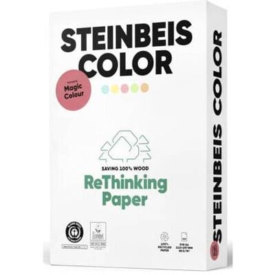 Steinbeis - MagicColour A4 80g - Papier à reproduction - Publicité Steinbeis - MagicColour A4 80g - Papier à reproduction - Publicité