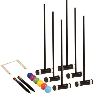 My Hood Croquet Deluxe - Jeu de Jardin pour 6+ - Publicité My Hood Croquet Deluxe - Jeu de Jardin pour 6+ - Publicité