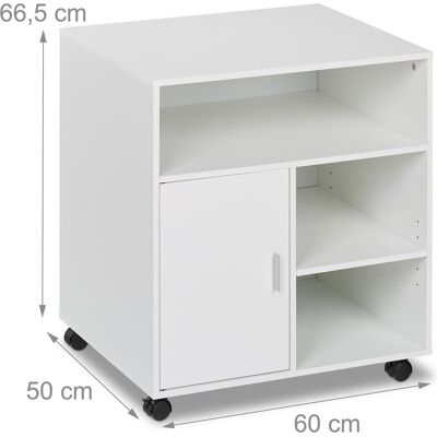 Relaxdays, Caisson à roulettes, Rollcontainer (60 x 50 x 66.50 cm) - Publicité Relaxdays, Caisson à roulettes, Rollcontainer (60 x 50 x 66.50 cm) - Publicité