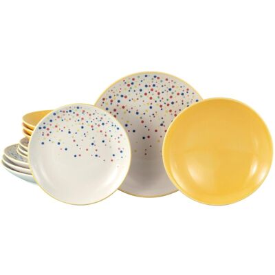 Ensemble de vaisselle coloré CREATABLE Joy 12 pièces - Publicité Ensemble de vaisselle coloré CREATABLE Joy 12 pièces - Publicité