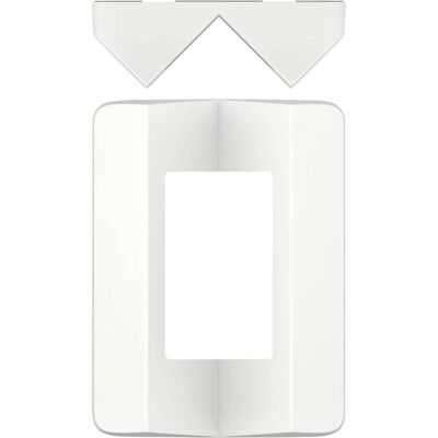 Theben theLuxa P WH - Support d'angle pour montage intérieur/extérieur - Publicité Theben theLuxa P WH - Support d'angle pour montage intérieur/extérieur - Publicité