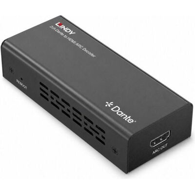 Lindy 2-Channel Dante HDMI Arc Decod (Numérique -> Analogique), Adaptateur audio, Noir - Publicité Lindy 2-Channel Dante HDMI Arc Decod (Numérique -> Analogique), Adaptateur audio, Noir - Publicité