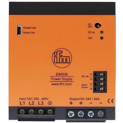 ifm Electronic E84036 Alimentation à découpage - Bloc d'alimentation - Publicité ifm Electronic E84036 Alimentation à découpage - Bloc d'alimentation - Publicité