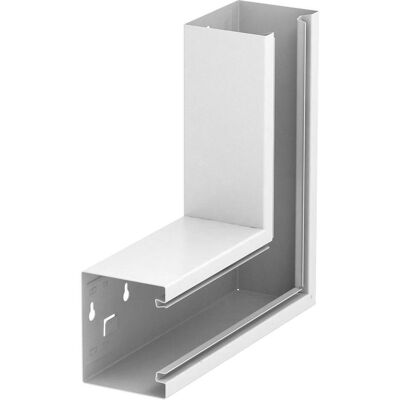 OBO Bettermann, Conduite des câbles, OBO GS-SFS90110RW Equerre plate symm. 90x110mm St FS blanc pur RAL9010 - Publicité OBO Bettermann, Conduite des câbles, OBO GS-SFS90110RW Equerre plate symm. 90x110mm St FS blanc pur RAL9010 - Publicité