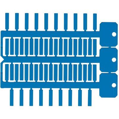 Brady, Étiquettes, TAG-4X18 BLUE, marquage ACS, bleu, 4 x 18 mm, 3 rangées (1026 étiquettes) - Publicité Brady, Étiquettes, TAG-4X18 BLUE, marquage ACS, bleu, 4 x 18 mm, 3 rangées (1026 étiquettes) - Publicité