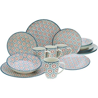 CREATABLE Stella - Service de vaisselle de 16 pièces pour 4 - Publicité CREATABLE Stella - Service de vaisselle de 16 pièces pour 4 - Publicité