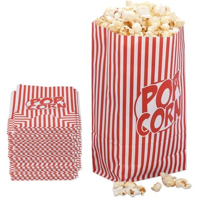 Relaxdays 100x sachets à pop-corn (100 pcs) - Publicité Relaxdays 100x sachets à pop-corn (100 pcs) - Publicité