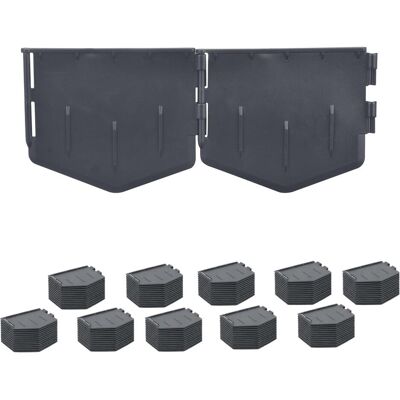 Relaxdays, Bordure de platebande, Kit bordures pelouse (1 cm) - Publicité Relaxdays, Bordure de platebande, Kit bordures pelouse (1 cm) - Publicité