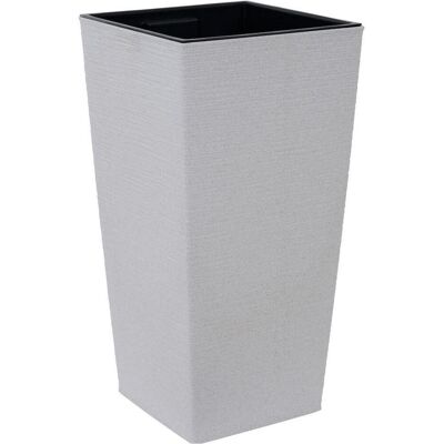 Siena Garden, Pot de fleurs, NIZZA GROOVE LA834-05 Jardinière Polypropylène Crème (40 x 40 x 75 cm) - Publicité Siena Garden, Pot de fleurs, NIZZA GROOVE LA834-05 Jardinière Polypropylène Crème (40 x 40 x 75 cm) - Publicité