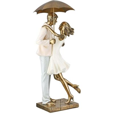 Gilde, Figurines et sculptures décoratives, Skulptur Paar Love in the rain - Publicité Gilde, Figurines et sculptures décoratives, Skulptur Paar Love in the rain - Publicité