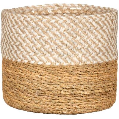 Scheurich, Pot de fleurs, Flower pot 69467, seagrass, brown (13 x 12 cm) - Publicité Scheurich, Pot de fleurs, Flower pot 69467, seagrass, brown (13 x 12 cm) - Publicité
