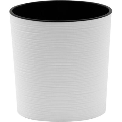 Siena Garden, Pot de fleurs, Jardinière Lens blanc plastique 25 cm (25 x 25.50 cm) - Publicité Siena Garden, Pot de fleurs, Jardinière Lens blanc plastique 25 cm (25 x 25.50 cm) - Publicité
