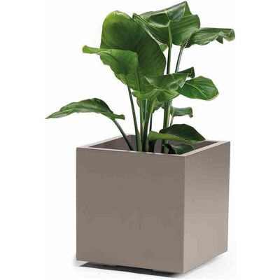 Euro3plast, Pot de fleurs, Greener Kebe (39.50 x 39.50 x 39.50 cm) - Publicité Euro3plast, Pot de fleurs, Greener Kebe (39.50 x 39.50 x 39.50 cm) - Publicité
