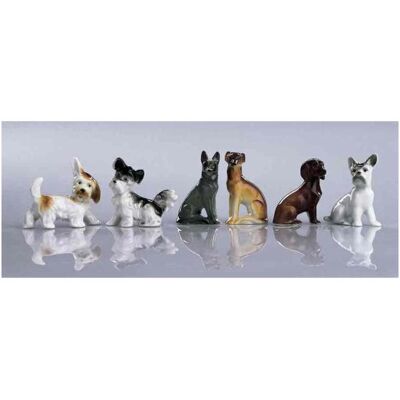 Wagner, Figurines et sculptures décoratives, 18396/40 - Série sur les chiens (6) - Publicité Wagner, Figurines et sculptures décoratives, 18396/40 - Série sur les chiens (6) - Publicité