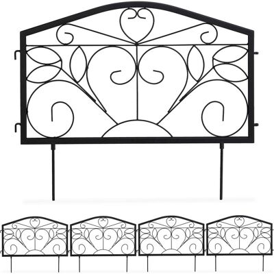 Relaxdays, Bordure de platebande, Bordure potager, vintage (225 cm) - Publicité Relaxdays, Bordure de platebande, Bordure potager, vintage (225 cm) - Publicité