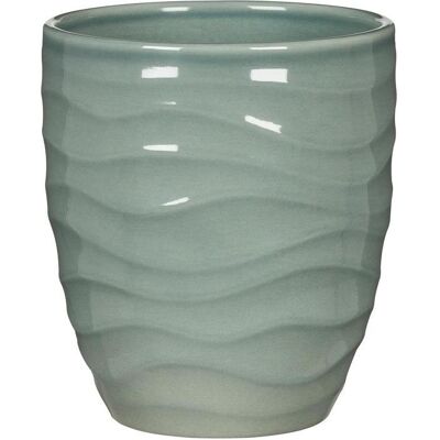Scheurich, Pot de fleurs, Flower pot 69673, ceramics, green (13 x 14.90 cm) - Publicité Scheurich, Pot de fleurs, Flower pot 69673, ceramics, green (13 x 14.90 cm) - Publicité