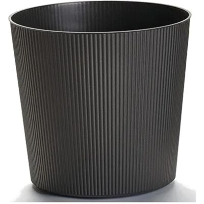 Euro3plast, Pot de fleurs, Pot de fleurs Fyre Ø 40 cm anthracite Greener, avec roulettes (40 x 39 cm) - Publicité Euro3plast, Pot de fleurs, Pot de fleurs Fyre Ø 40 cm anthracite Greener, avec roulettes (40 x 39 cm) - Publicité