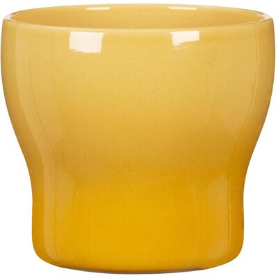 Scheurich, Pot de fleurs, Pot de fleur 68204, céramique, jaune (12.40 x 11.30 cm) - Publicité Scheurich, Pot de fleurs, Pot de fleur 68204, céramique, jaune (12.40 x 11.30 cm) - Publicité