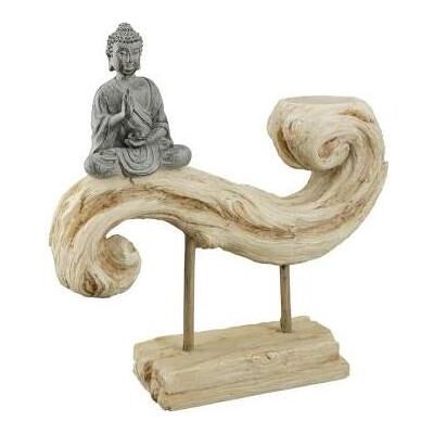 Gilde, Figurines et sculptures décoratives, Poly Figurine/Porte-photophore Bouddha - Publicité Gilde, Figurines et sculptures décoratives, Poly Figurine/Porte-photophore Bouddha - Publicité