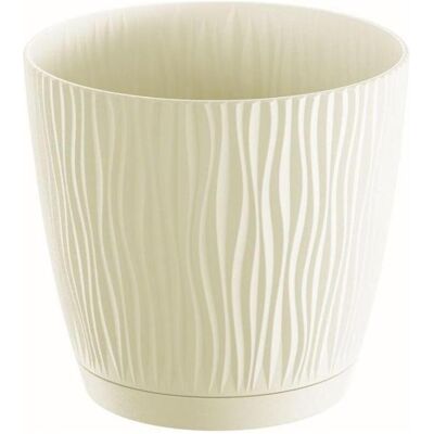 Pot de fleurs Prosperplast Sandy P 1L - Crème - Publicité Pot de fleurs Prosperplast Sandy P 1L - Crème - Publicité
