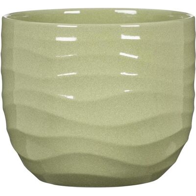 Scheurich, Pot de fleurs, Flower pot 69638, ceramics, green (12.90 x 11 cm) - Publicité Scheurich, Pot de fleurs, Flower pot 69638, ceramics, green (12.90 x 11 cm) - Publicité