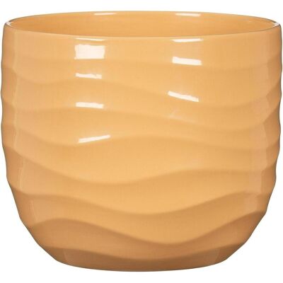 Scheurich, Pot de fleurs, Flower pot 69637, ceramics, yellow (23.80 x 20.30 cm) - Publicité Scheurich, Pot de fleurs, Flower pot 69637, ceramics, yellow (23.80 x 20.30 cm) - Publicité