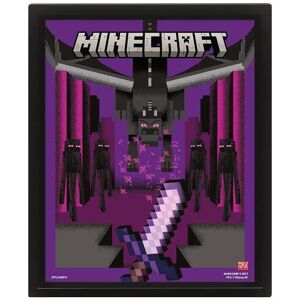 Pyramid Tableaux, Minecraft - Lenticular Poster (30 x 20 cm) - Publicité Pyramid Tableaux, Minecraft - Lenticular Poster (30 x 20 cm) - Publicité